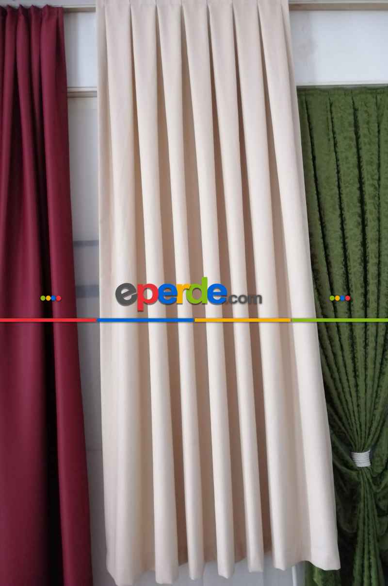 Milpa Keten Düz Fon Perde - 32 Renk Seçekli