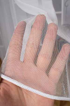 Petek Zemin Grek Tül Perde - Ekru