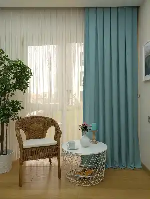 Salon Soft Mint Yeşili Fon Perde (180)- Mint