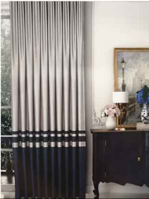 Pano Fon Perde-modern Pano Fon Perde- Gri-Füme-Antrasit