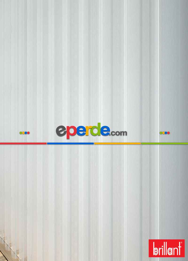 Brillant Akıllı Tül Perde Beyaz Renkli Tül Dikey Zebra Perde Düz 1. Kalite