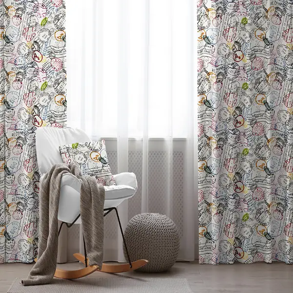 Popart Fon Perde Evim K-272 Kumaşı Kalındır Duck Bezi Değildir