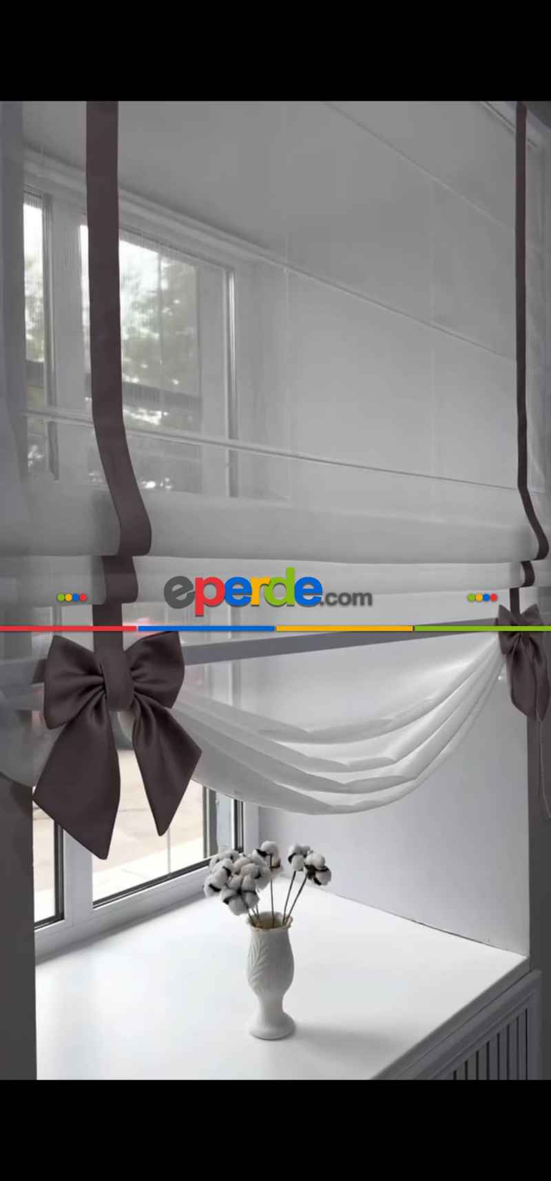 Salon - Katlamalı Keten Tül Perde – Biyeli Ve Fiyonk Detaylı Özel Tasarım