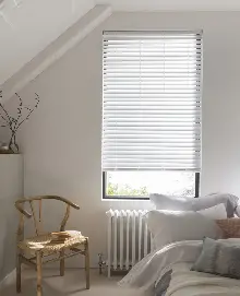 Alüminyum Beyaz Metal Jaluzi Perde