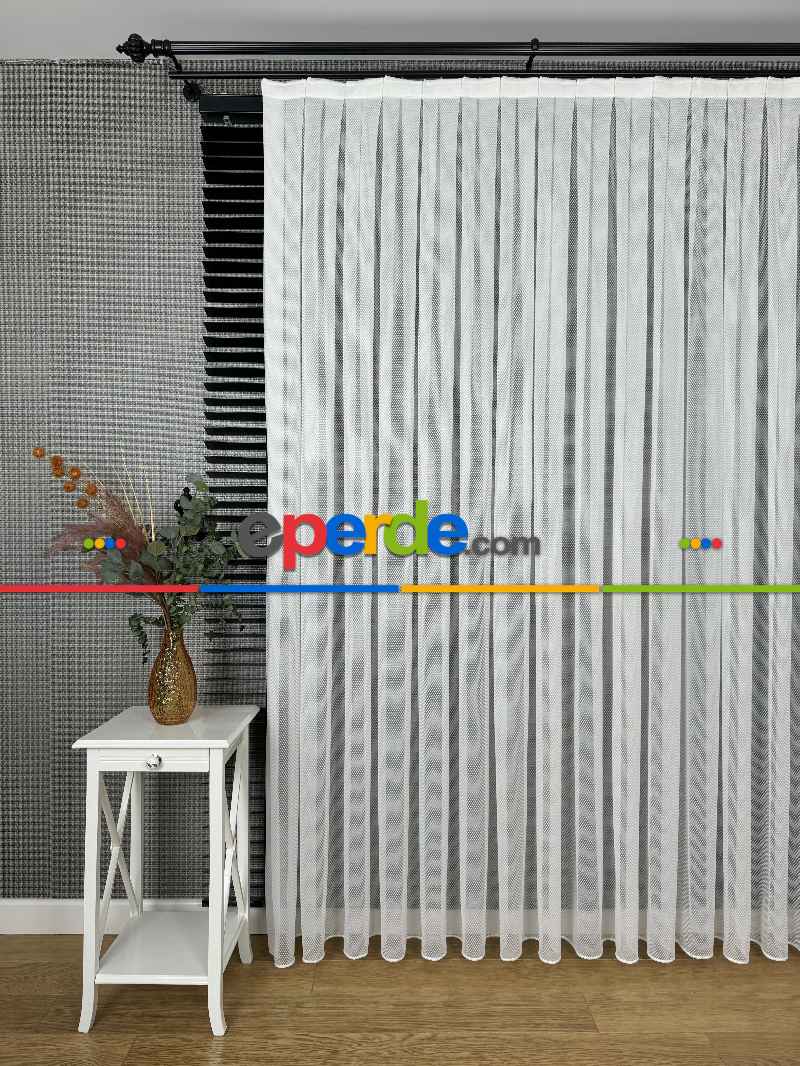 Yatak Odası Tül - Brillant Tül Perde, Premium Seri, Kurşunlu Tül