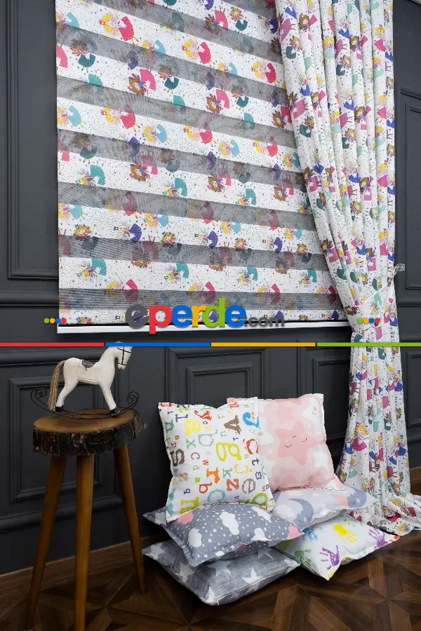 Trend Bebek - Çocuk - Genç Odası Fon Perde Modelleri 2025 (sınırsız En Ölçüsü )- Turkuaz-haki-mürdüm-fuşya-kahve-hardal