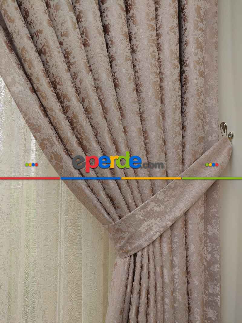 Pudra Duz Jakar Fon Perde (180)- Pudra