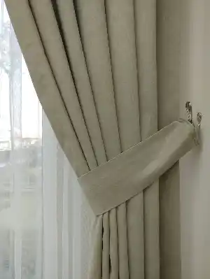Bej Rengi Fon Perde 180cm En- Bej