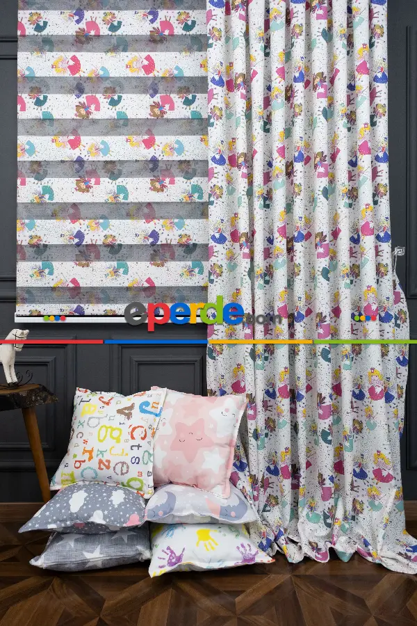 Trend Bebek - Çocuk - Genç Odası Fon Perde Modelleri 2025 (sınırsız En Ölçüsü )- Turkuaz-haki-mürdüm-fuşya-kahve-hardal