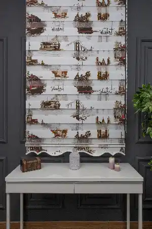 Zebra Perde- İstanbul Baskılı Zebra Perde