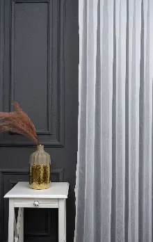 Lüx Ttm Bambu Tül Dökümlü Tül Ekru