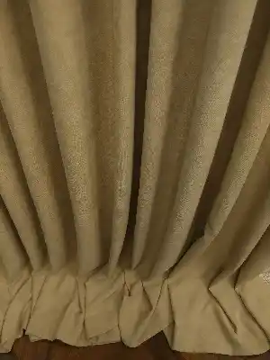 Arzenen Birinci Sınıf Kalite Nakış Kord Desenli Tek Kanat Fon Perde.- Kum Beji