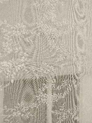 Çiftli Sistem Tül Stor Beyaz Örme Tül 2029- Beyaz