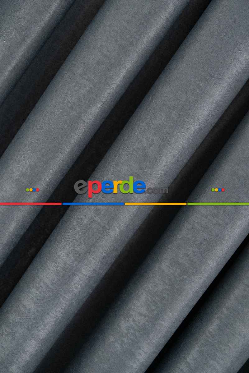 Soft Gri Yumuşak Dökümlü Fon Perde Geniş En (285)- Gri-