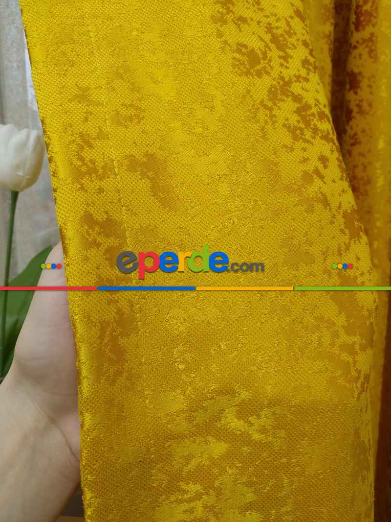 Hardal Duz Jakar Fon Perde -