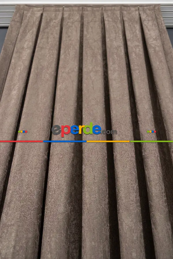 Düzrenk Kadifemsi Fon Perde En 150 Cm