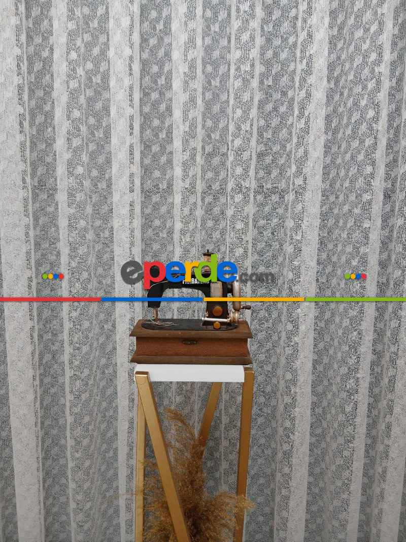 Taç Atlas Örme Ütü İstemez Kırışmaz Tül Perde