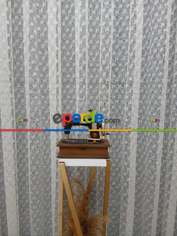 Taç Atlas Örme Ütü İstemez Kırışmaz Tül Perde