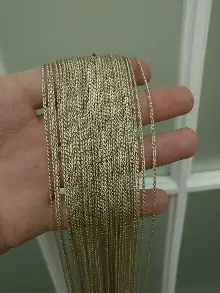 İp Perde - İnce Zincir Serisi İp Perde (beyaz, Krem, Gri, Kırmızı, Bordo, Siyah, Mavi, Pembe, Sarı)- Sütlü Kahve