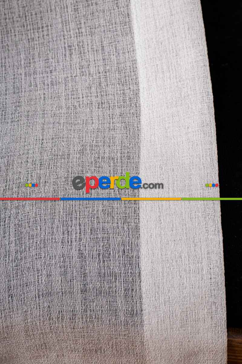 Salon Tül - Kum Düz Tül Perde