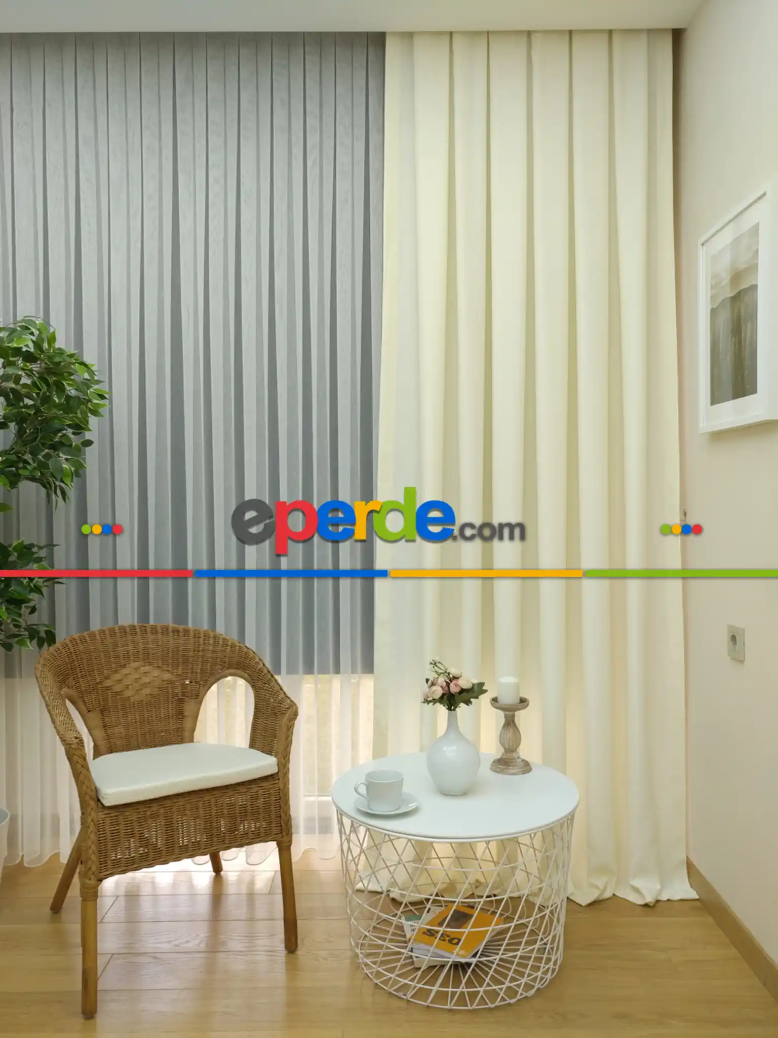 Soft Krem Fon Perde (180)- Krem