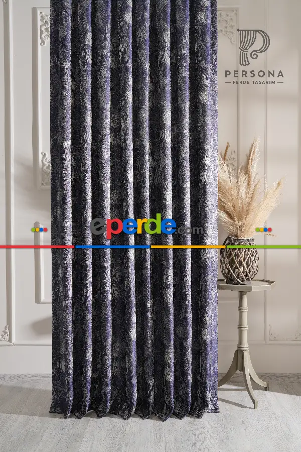 Yatak Odası - Lismore Yeni Tasarım Yaprak Desenli Lüx Perde Yüksek Gramaj Kaliteye Önem Verenler İçin