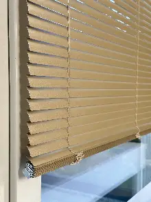 Mutfak Jaluzi - Metalik Altın Alüminyum Jaluzi Perde - 25mm