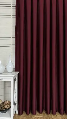 Bordo Blackout - Karartma Fon Perde, Premium Kalite Serisidir, %90 Oranında Işığı Keser