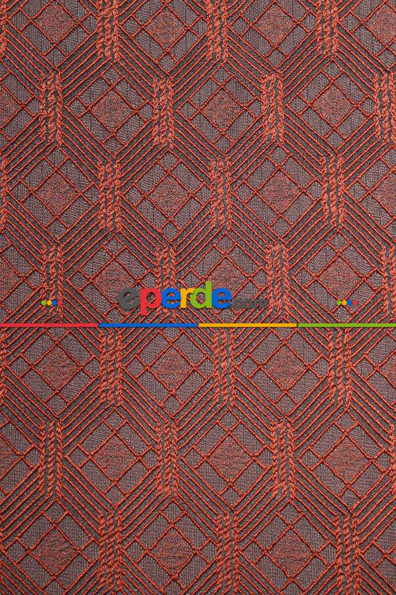 Salon Fon Perde - S Pile Dökümlü Jakar Dokuma Fon Perde