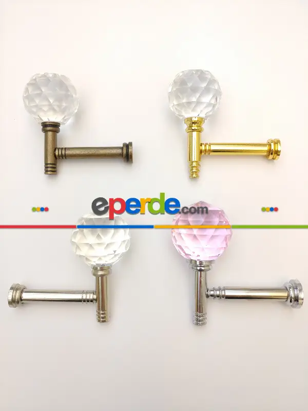 Perde Fon Demiri Pipo Antik- Açık Vizon