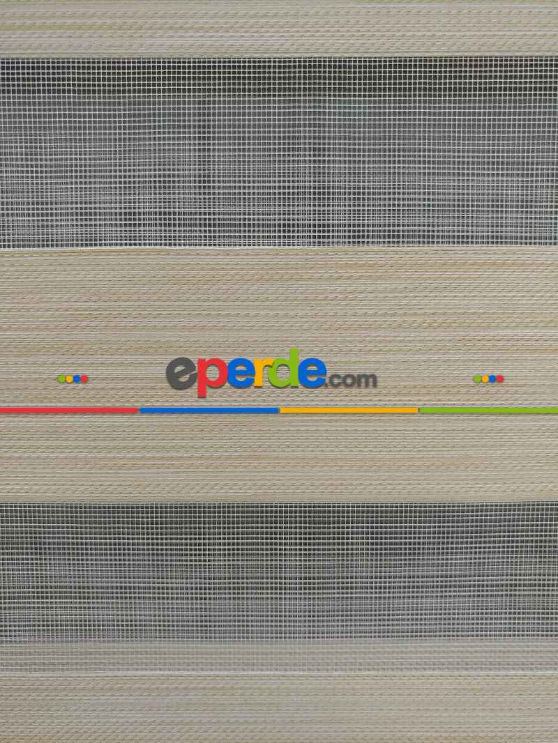 Karartma Zebra Perde - Blackout Zebra Perde-ışık Geçirmez Zebra Perde- Bej