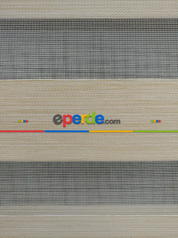 Salon Zebra Perde - Karartma Zebra Perde - Blackout Zebra Perde-ışık Geçirmez Zebra Perde- Bej