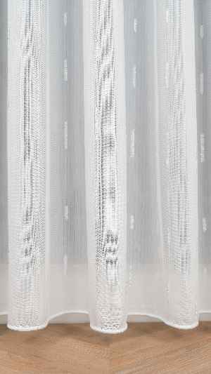 Düz Sade Tül, Sade Çizgili Tül Perde, Modern Ütü İstemez Kırışmaz Tül Perde, Havana Gümüş