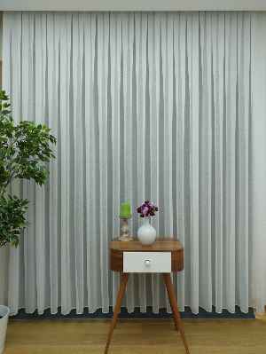 Ütü İstemeyen Düz Özel Dokulu Düz Tül Perde- Krem Açık