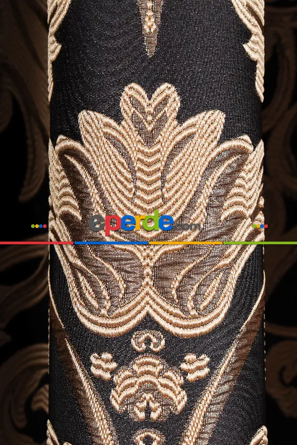 Yatak Odası Fon Perde - Divan Jakar Dokuma Fon Perde