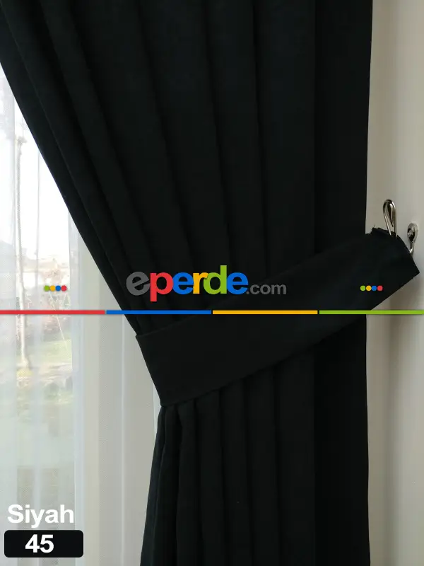 Düz Fon Perde 35 Renk Kadifemsi İpek Gibi Yumuşak Gramajı Yüksek Dökümlü- Çok Renkli