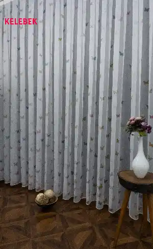 Çocuk Odası Tül - 6 Değişik Desen Çocuk Ve Genç Modern Tül Perde - Elit Ürün
