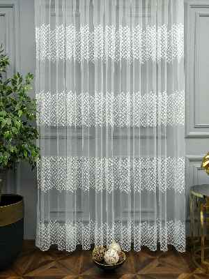 Brode Tül Perde 2022 Konak Özel Seri 905- Ekru