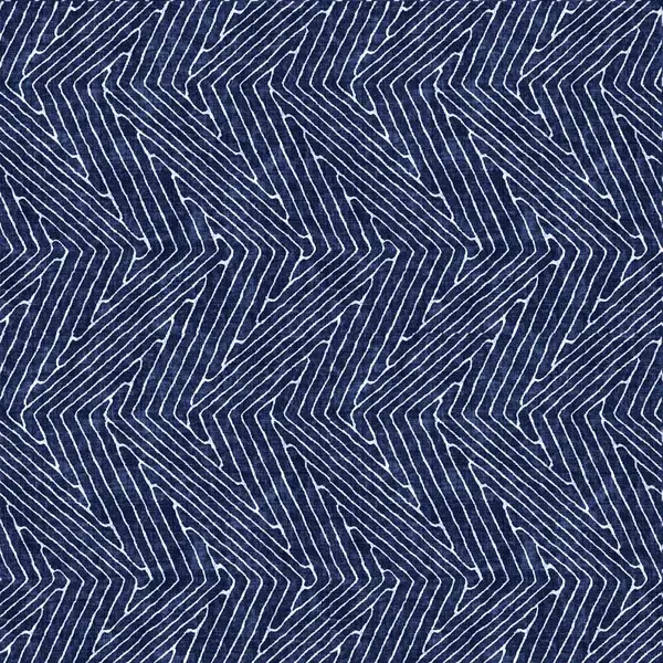 Lacivert Beyaz Zigzak Desenli Fon Perde Evm723 Kumaşı Kalındır Duck Bezi Değildir- Lacivert-Beyaz