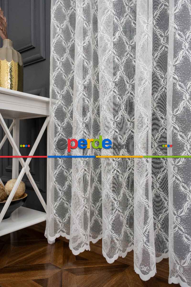 Taç Seher Tasarım Ütü İstemez Kırışmaz A+ Tül Perde