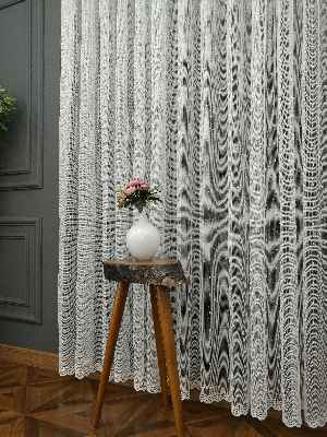 Örme Tül- Ekru Lila Marka