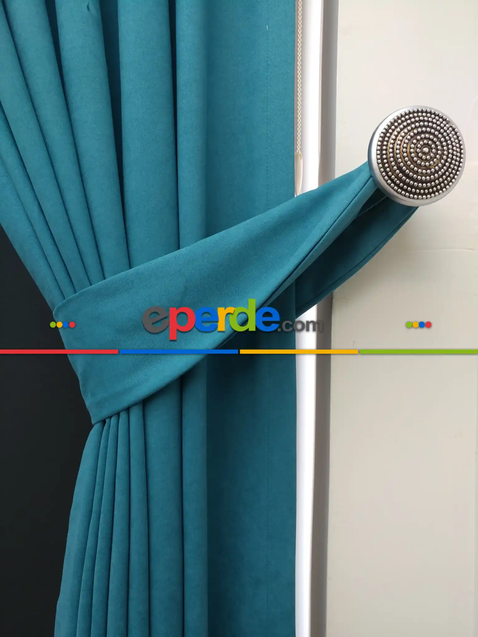 Düz Renk Dökümlü Fon Perde (150)- Mint