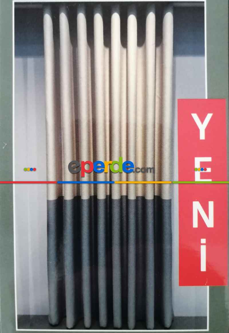 Haliç Keten Etek Pano Fon Perde - K.gri