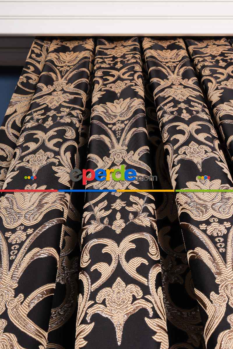 Salon Fon Perde - Divan Jakar Dokuma Fon Perde