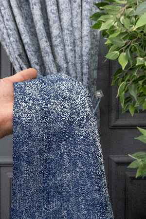 Desenli Jakar Fon Perde