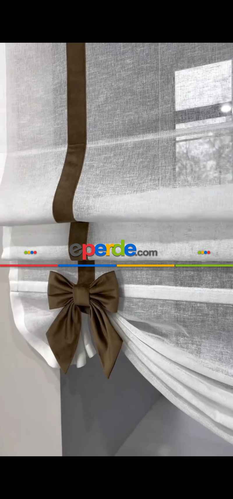 Katlamalı Keten Tül Perde – Biyeli Ve Fiyonk Detaylı Özel Tasarım