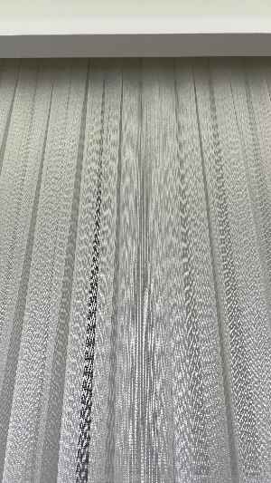 Mutfak - Düz Çizgili Tül - İnci Tül - Dönergücü- Ekru