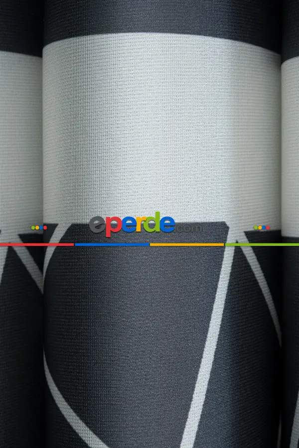 Lens Akıllı Dikey Tül Perde Koza-32- Çok Renkli 2