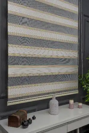 Bej Rengi Zebra Perde, Yüksek Kalite