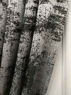 Jakar Dokuma - Spor Desenli Fon Perde- Siyah-gri Açık